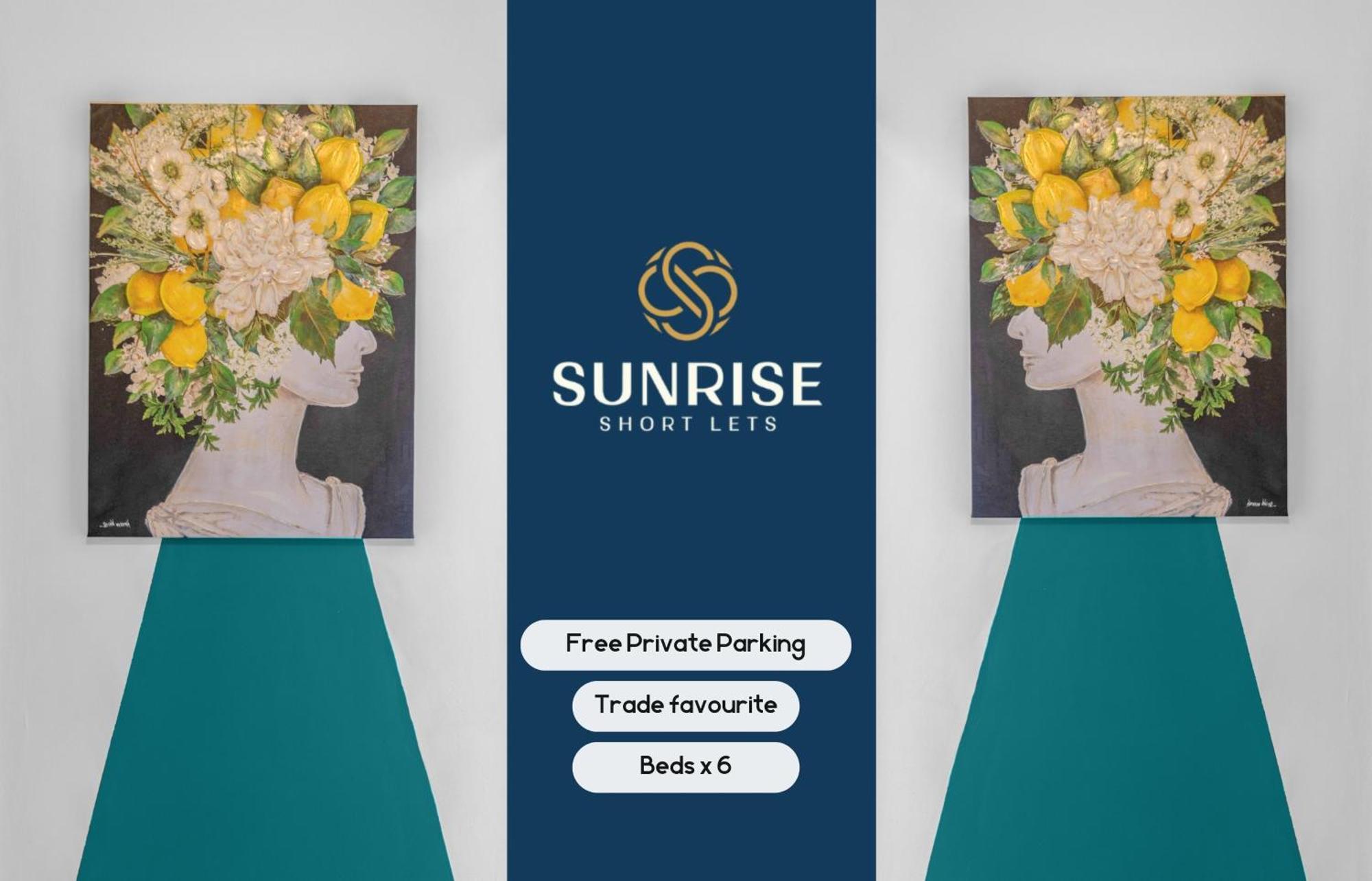 Apartment Law 4, Private Parking Lot, Free Wifi, Fully Equipped, 2 Bathrooms, 3 Bedrooms, 6 Beds, Newly Renovated, Mid And Long Term Stays Only And Price Match Gaurantee By Sunrise Short Lets Dundee