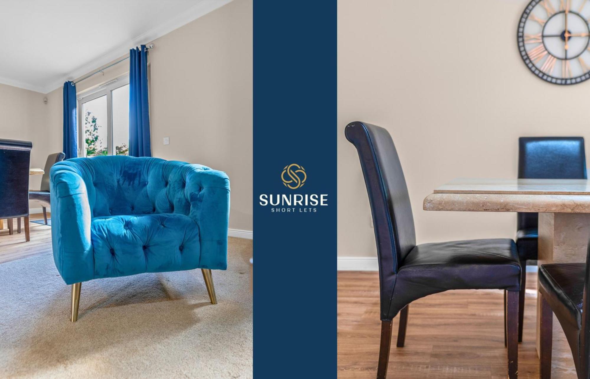 Muirton House 2 - Sleeps 8 Has 4 Twin Bedrooms With 4 Car Driveway, 2 Bathrooms, Smart Tv, Fully Equipped Kitchen, Large Dining And Living Space, Rear Garden, Free Wifi, Long Stays Welcome, Price Match Gaurantee By Sunrise Short Lets Dundee