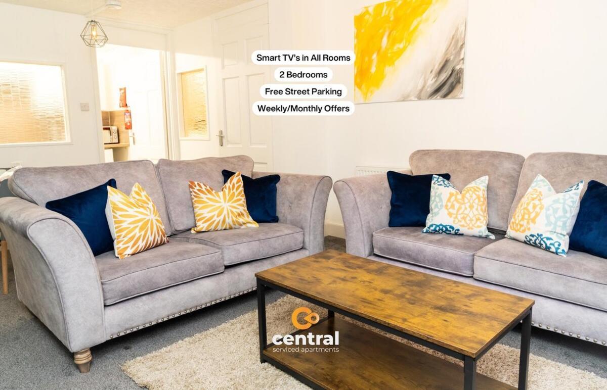 Apartamento Smart Tvs In - Wifi - Free Parking - 2 Double Beds - Smart Tvs In - Spacious And Modern - Ideal Relocation Or Contractor