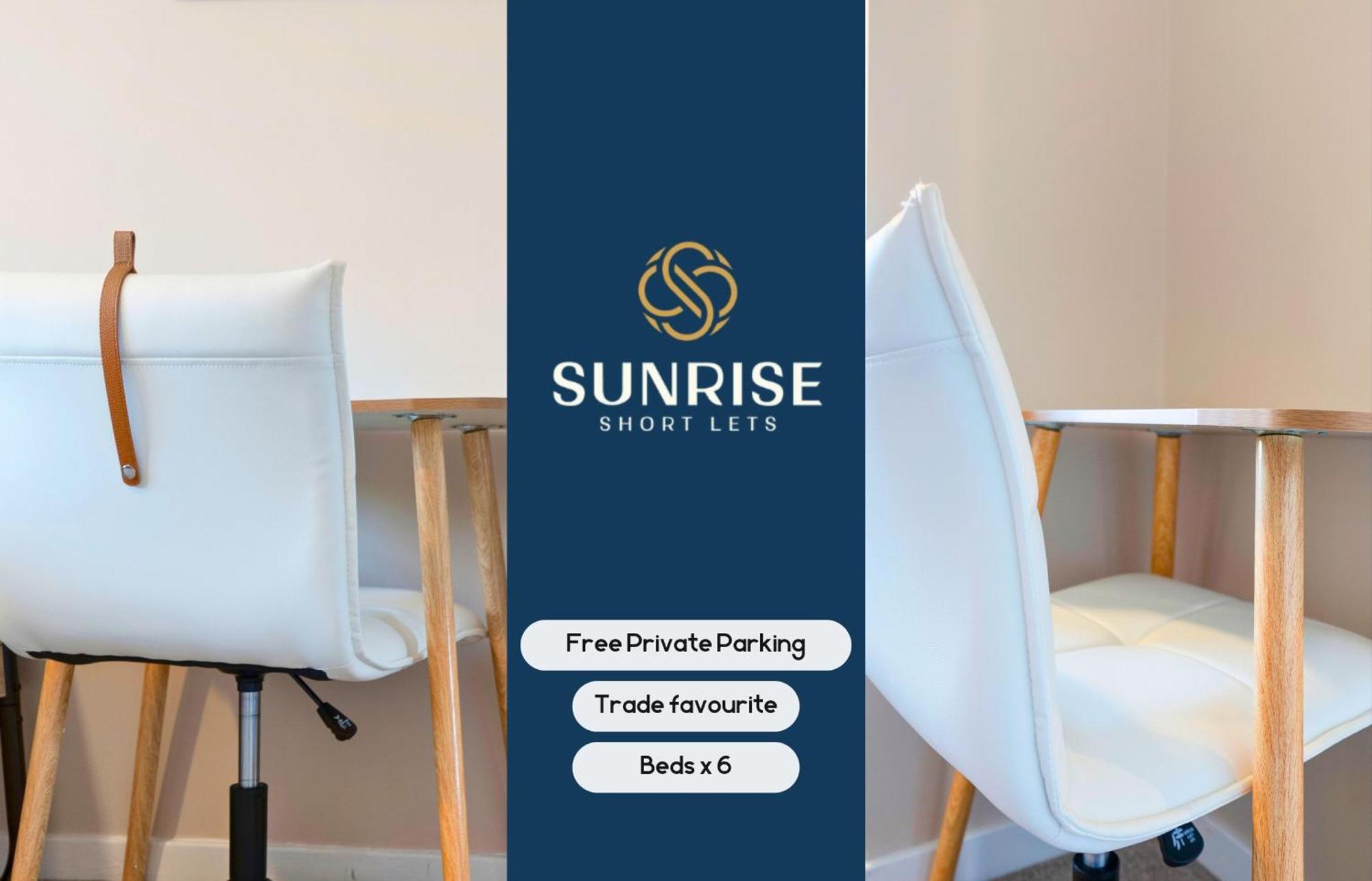 Baldovan Heights - 3 Rooms, 6 Beds, Tv's And Fans Each Room, Fully Equipped, 5 Mins To Centre And Ring Road, Perfectly Suited To Groups And Long Stays, Invoice And Reduced Price Only Via Sunrise Short Lets Apartment