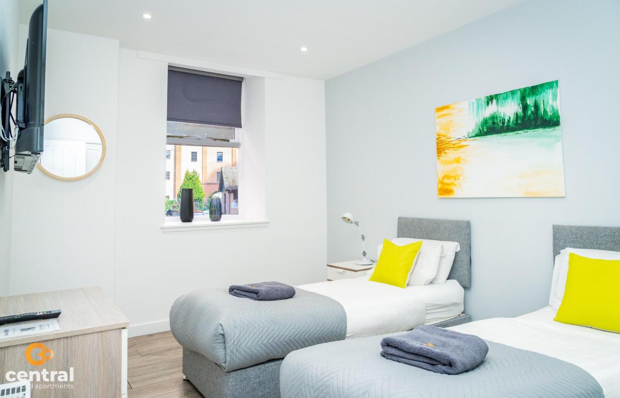 Apartment Serviced Apartments: Cozy 2-bedroom Near Centre & Transport Dundee